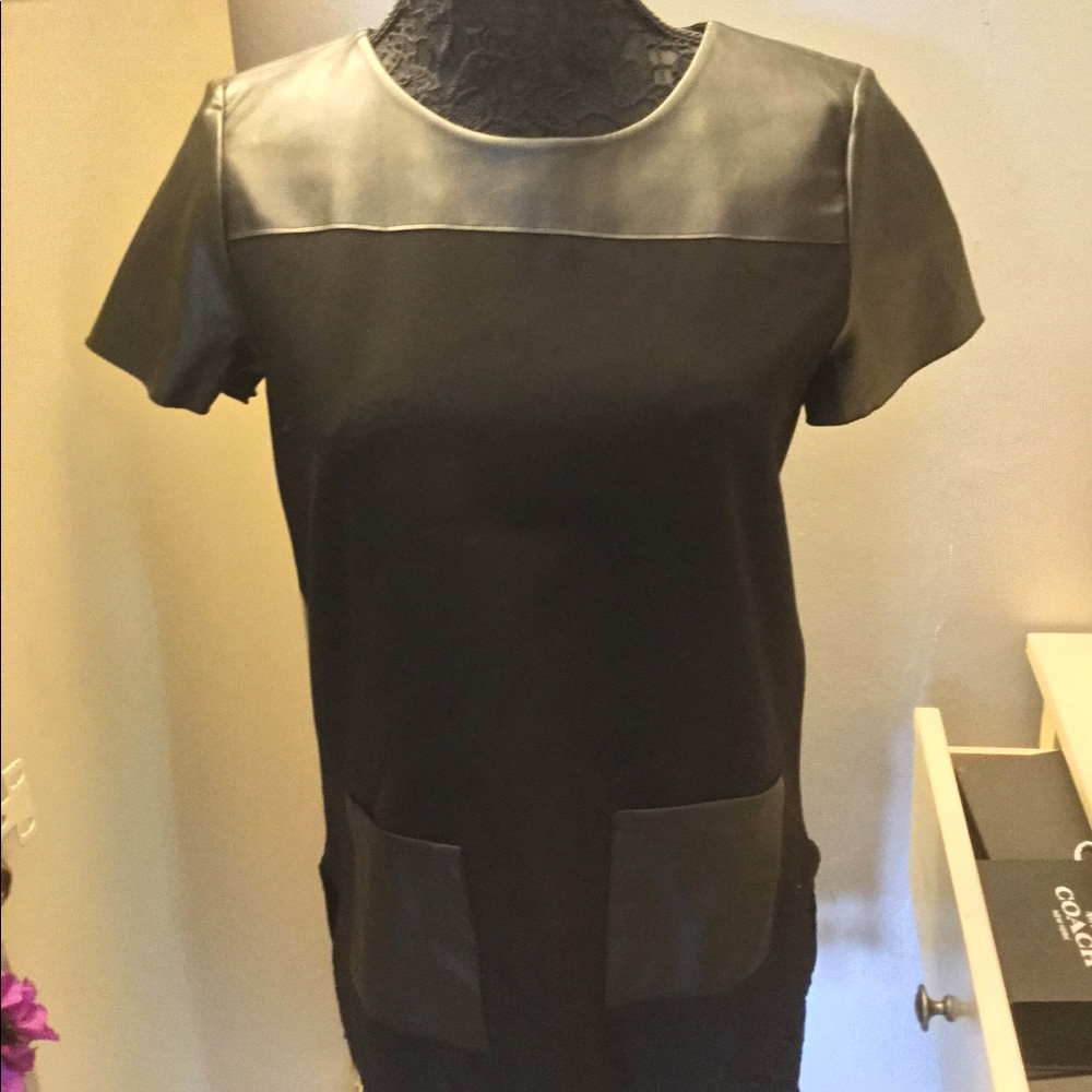 Leather and knit!!